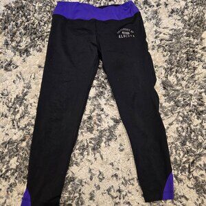 Citrus Active University of Alberta Crop Leggings | Size Medium | Black & Purple